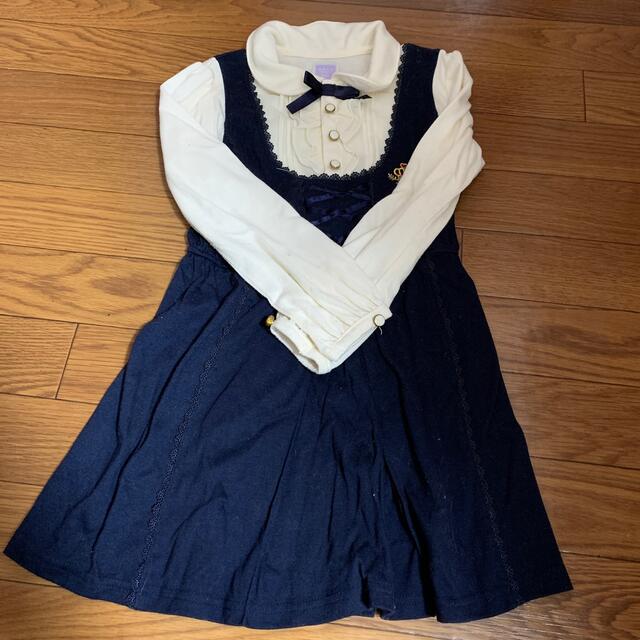 axes femme(アクシーズファム)のaxes femmeアクシーズファムのワンピース130サイズ キッズ/ベビー/マタニティのキッズ服女の子用(90cm~)(ワンピース)の商品写真