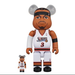 メディコムトイ(MEDICOM TOY)のBE@RBRICK Allen Iverson 100％ ＆400%(キャラクターグッズ)