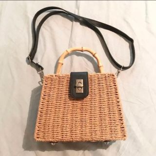 マウジー(moussy)のmoussy かごバッグ(かごバッグ/ストローバッグ)