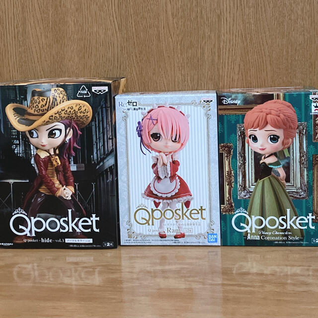 BANPRESTO(バンプレスト)の【売り切り価格】Qposket 3個セット エンタメ/ホビーのフィギュア(アニメ/ゲーム)の商品写真