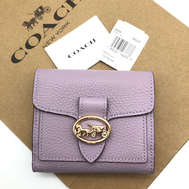 【COACH☆新品】完売品！ホース & キャリッジ！ブルー！入手困難！折り財布！ 2