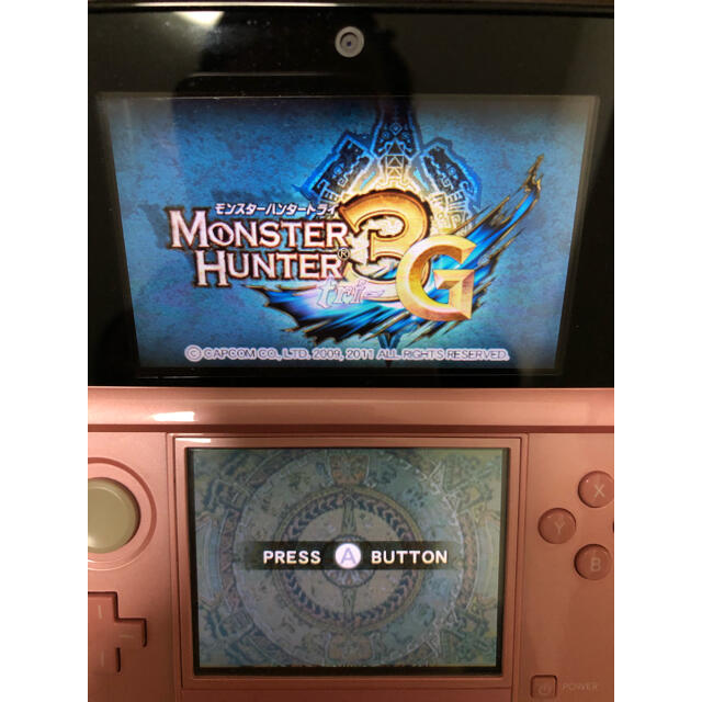 ニンテンドー3DS(ニンテンドー3DS)のモンスターハンター3G☆3DS エンタメ/ホビーのゲームソフト/ゲーム機本体(携帯用ゲームソフト)の商品写真