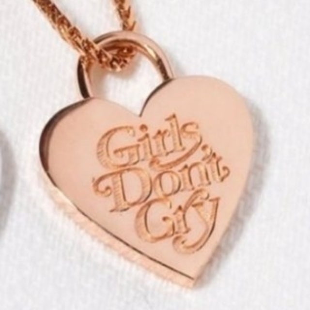 Girls Don't Cry - GDC HEART NECKLESS(K14 PINK GOLD 5G)の通販 by さ 