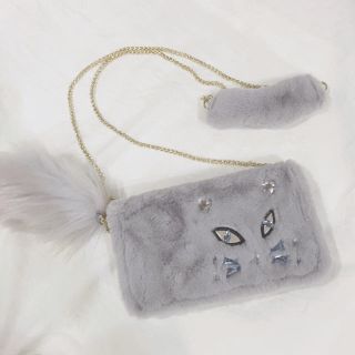 スナイデル(SNIDEL)のSNIDEL cat iphone case (グレー)(iPhoneケース)