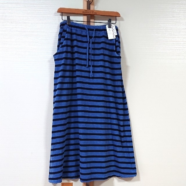 SM2(サマンサモスモス)のSM2 柄ｱｿｰﾄｶｯﾄｽｶｰﾄ ﾎﾞｰﾀﾞｰ 新品 ｻﾏﾝｻﾓｽﾓｽ レディースのスカート(ロングスカート)の商品写真