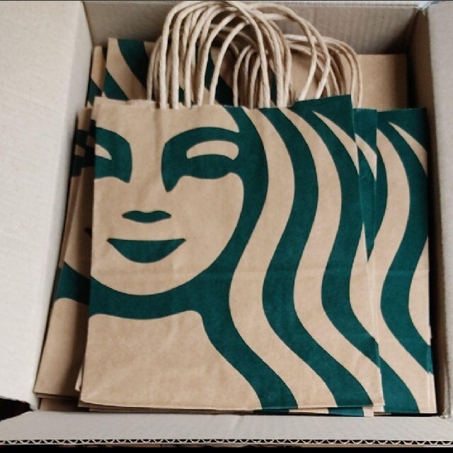 Starbucks Coffee(スターバックスコーヒー)のスターバックス　紙袋　40枚セット レディースのバッグ(ショップ袋)の商品写真