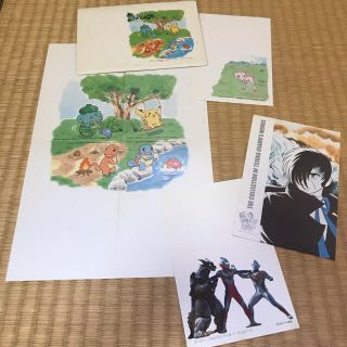 額面割れ　ポケモン絵はがきその他計7枚セット　(使用済み切手/官製はがき)