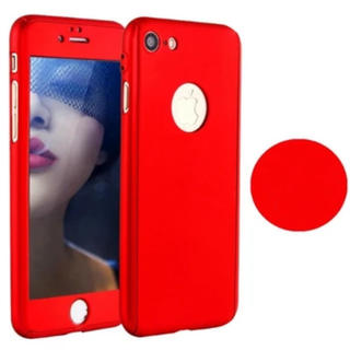 【iPhone7】新品フルカバーケース 全面保護 ガラスフィルム付き(iPhoneケース)