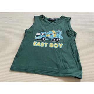 イーストボーイ(EASTBOY)のイーストボーイ　ミキサー車グリーンランニング　120㎝(Tシャツ/カットソー)