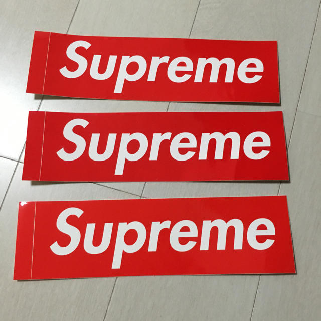 Supreme(シュプリーム)のsupremeステッカー３枚 正規 メンズのメンズ その他(その他)の商品写真