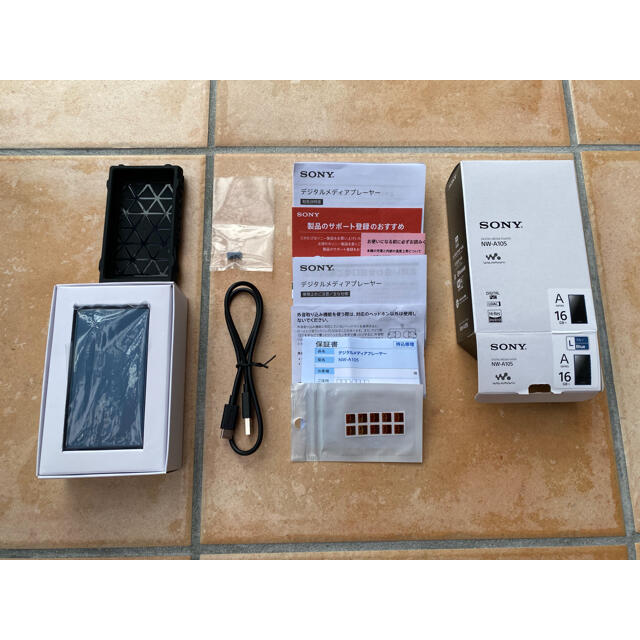 SONY NW-A105 16GB Blue *ケース付 SONY NW-A105 16GB Blue *ケース付