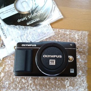 オリンパス(OLYMPUS)の【ジャンク】Olympus E-PM2ブラック(ミラーレス一眼)