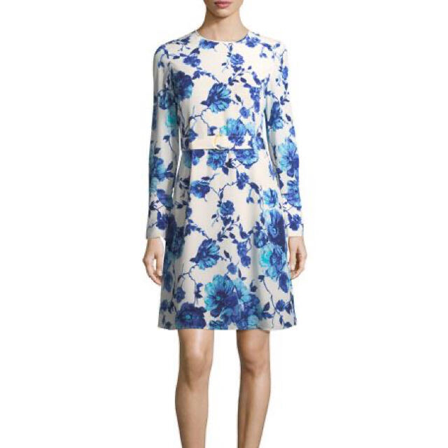 TORY BURCH トリーバーチ 花柄ワンピース ひざ丈ワンピース
