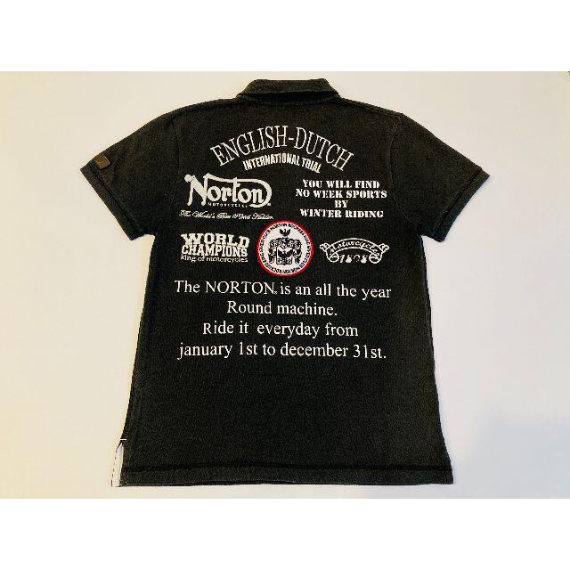 Norton(ノートン)のNorton　ポロシャツ/刺繍/ブラック/黒/メンズ/SIZE：M メンズのトップス(ポロシャツ)の商品写真