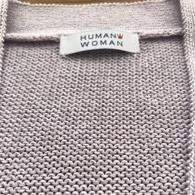 HUMAN WOMAN(ヒューマンウーマン)のヒューマンウーマン　カーディガン レディースのトップス(カーディガン)の商品写真