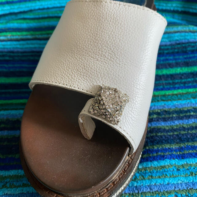 ビジュー　サンダル レディースの靴/シューズ(サンダル)の商品写真
