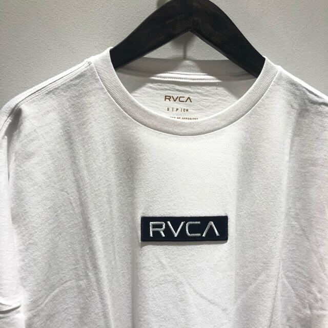 RVCA(ルーカ)のRVCA BA041218 - Sサイズ、綿100%、WHT 新品未使用です！ メンズのトップス(Tシャツ/カットソー(半袖/袖なし))の商品写真