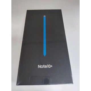 サムスン(SAMSUNG)の【新品未開封品】サムスン　galaxy　Note10+ オーラシルバー　オマケ付(スマートフォン本体)