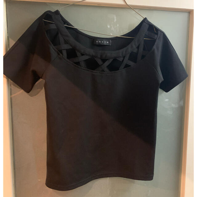 ENVYM(アンビー)のENVYM カッティングトップス レディースのトップス(Tシャツ(半袖/袖なし))の商品写真