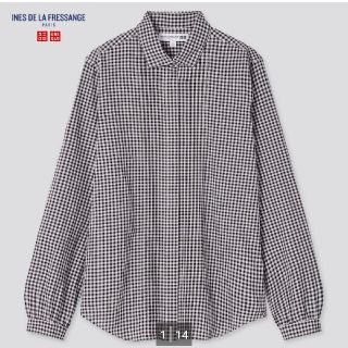 ユニクロ(UNIQLO)のユニクロ コットンローンチェックシャツ(長袖(シャツ/ブラウス(長袖/七分))