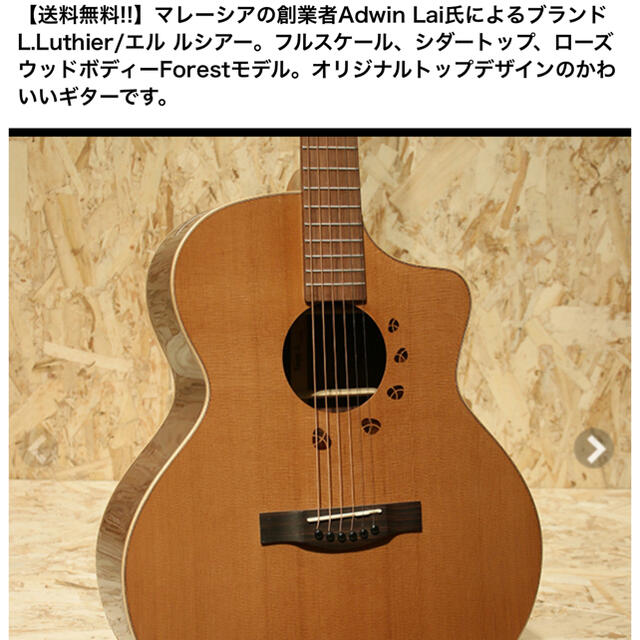 【2021最新作】 Gibson C Forest L.Luthier - アコースティックギター