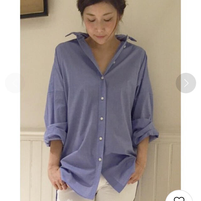 ドゥーズィエムクラス  アパルトモン　BACK GATHER BIG SHIRT