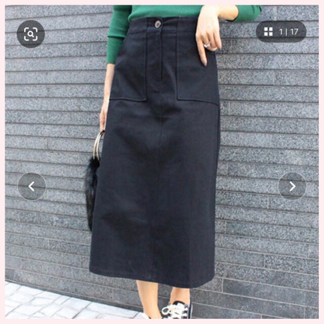 T.mama様専用⭐︎モードローブ  ロングタイトスカート レディースのスカート(ロングスカート)の商品写真