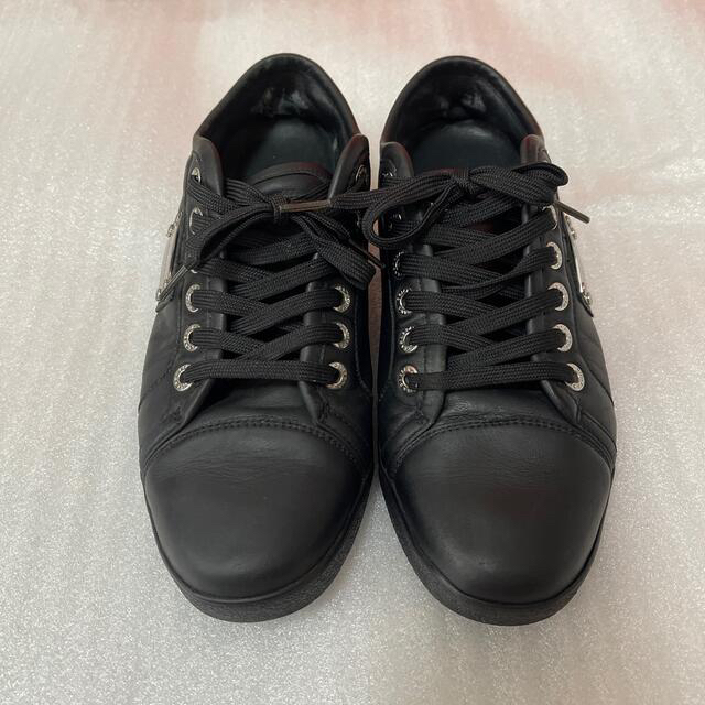 DOLCE&GABBANA ドルガバ スニーカー 靴 ブラック 黒
