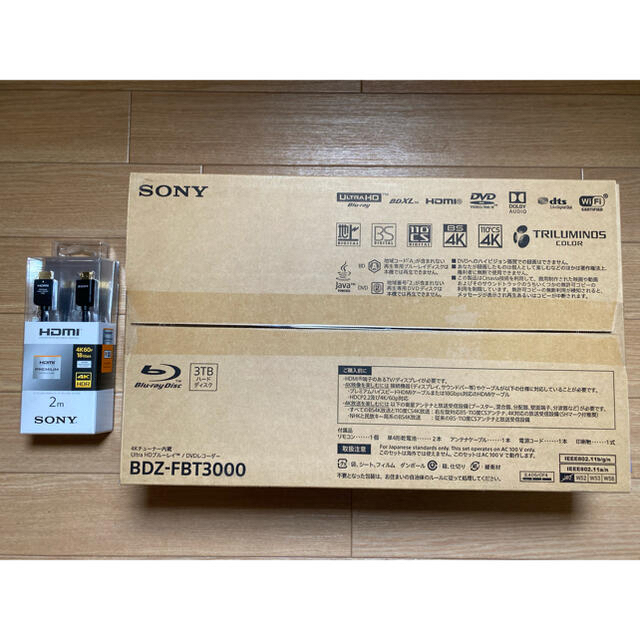 SONY - SONY 4kブルーレイレコーダー　BDZ-FBT3000