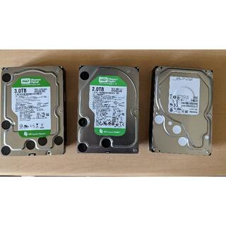 HDD 4TB/3TB/2TB セット(PCパーツ)