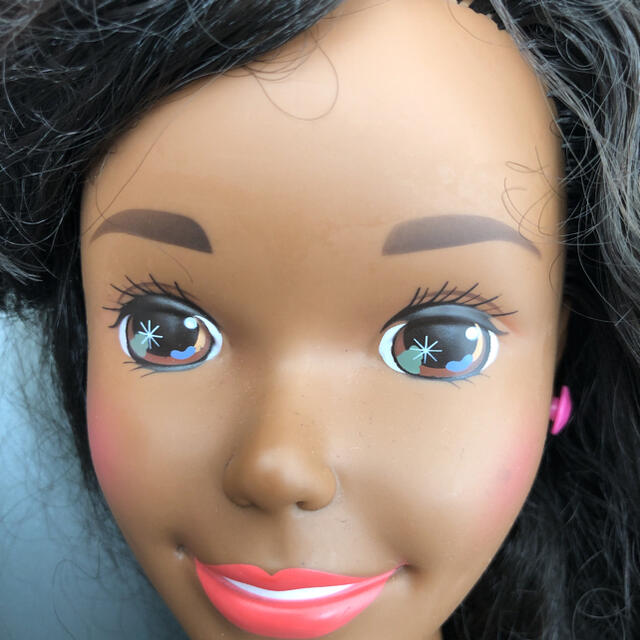 黒人マイサイズバービー人形Barbieバービー特大1992年製あちゃちゅむの通販 by pcheeky's shop｜ラクマ 好評高評価