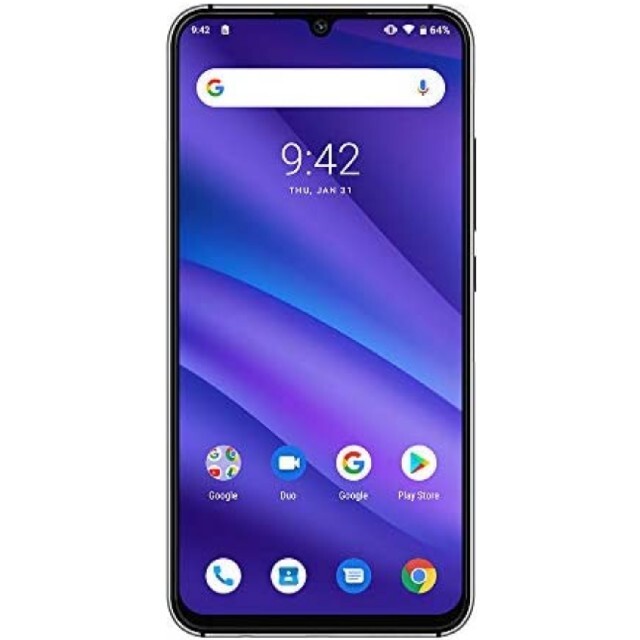 63型ノッチあり画面解像度UMIDIGI  6.3インチ  A5  Pro Android 9 スマホ