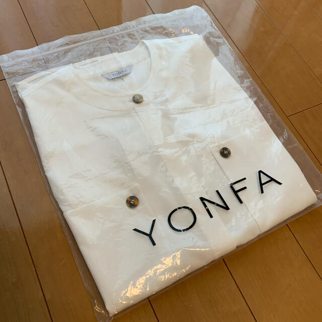 YONFA トロミシャツ　White