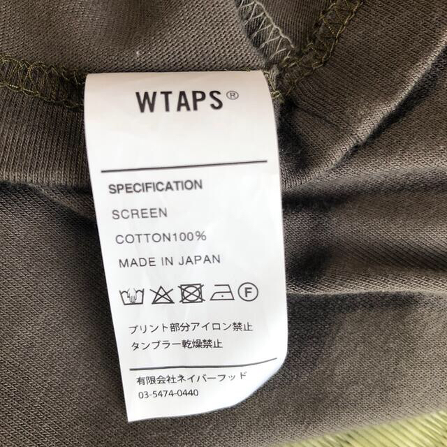 W)taps(ダブルタップス)のwtaps 18ss スクリーン　Tシャツ　S メンズのトップス(Tシャツ/カットソー(半袖/袖なし))の商品写真