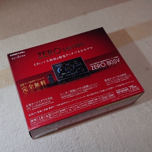 COMTEC レーダー探知機 ZERO 805V オリジナル 6200円 kinetiquettes.com
