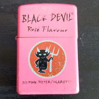 ジッポー(ZIPPO)のブラックデビル　BLACK DEVIL Zippo 　希少　ジャンク品(その他)