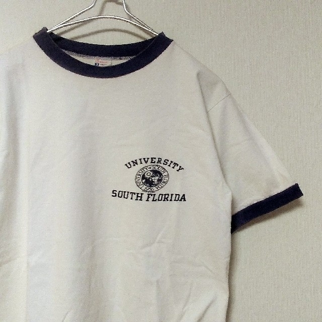 チャンピオン XL ヴィンテージ 60s 希少 メッセージ リンガー Tシャツ