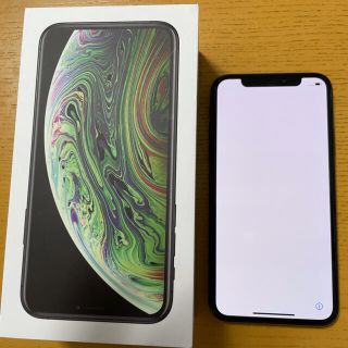 アップル(Apple)のiPhone xs 64GB スペースグレイ(スマートフォン本体)