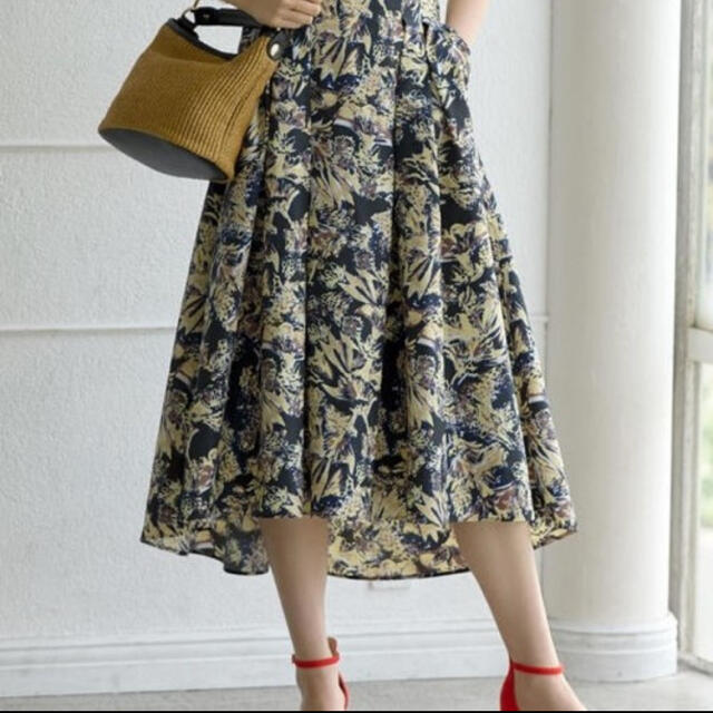 le.coeur blanc(ルクールブラン)のルクールブランの夏用スカート レディースのスカート(ひざ丈スカート)の商品写真