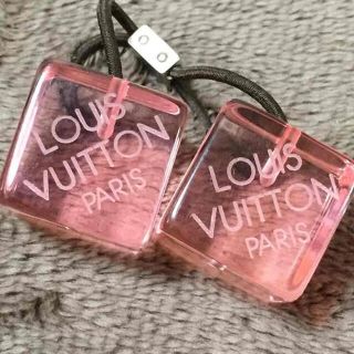 ルイヴィトン(LOUIS VUITTON)のLOUIS  VUITTON  ヘアキューブ クリアピンク(ヘアゴム/シュシュ)