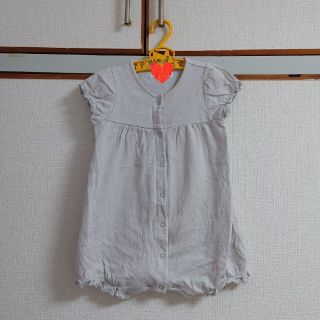 80cm 半袖 上品 ロンパース(ロンパース)