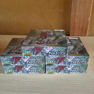 ポケモン(ポケモン)のポケモンカード ナイトユニゾン 5BOX(Box/デッキ/パック)