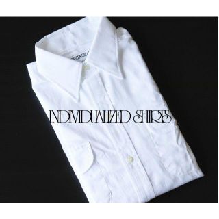 インディヴィジュアライズドシャツ(INDIVIDUALIZED SHIRTS)の新品【インディビジュアライズドシャツ 】 W胸ポケ 長袖シャツ白15.5-33(シャツ)