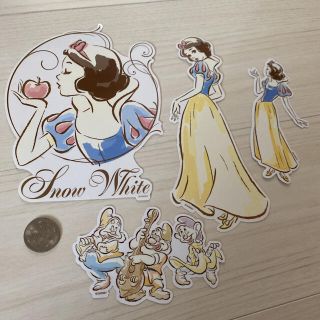 シラユキヒメ(白雪姫)のデコレーションステッカー　白雪姫(キャラクターグッズ)