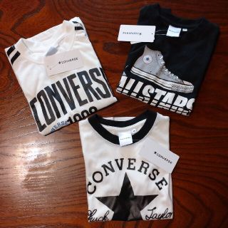 コンバース(CONVERSE)の新品！ CONVERSE   Tシャツ 130   3枚セット(Tシャツ/カットソー)