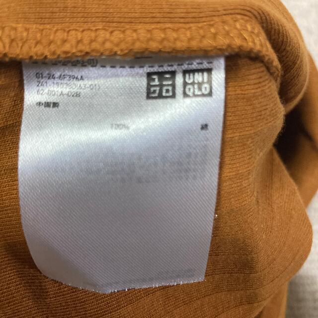 UNIQLO(ユニクロ)のUNIQLO リブハイネックT レディースのトップス(Tシャツ(半袖/袖なし))の商品写真