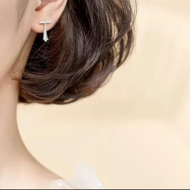 4℃(ヨンドシー)のcubic  zirconia  pierce⚪︎s925post レディースのアクセサリー(ピアス)の商品写真