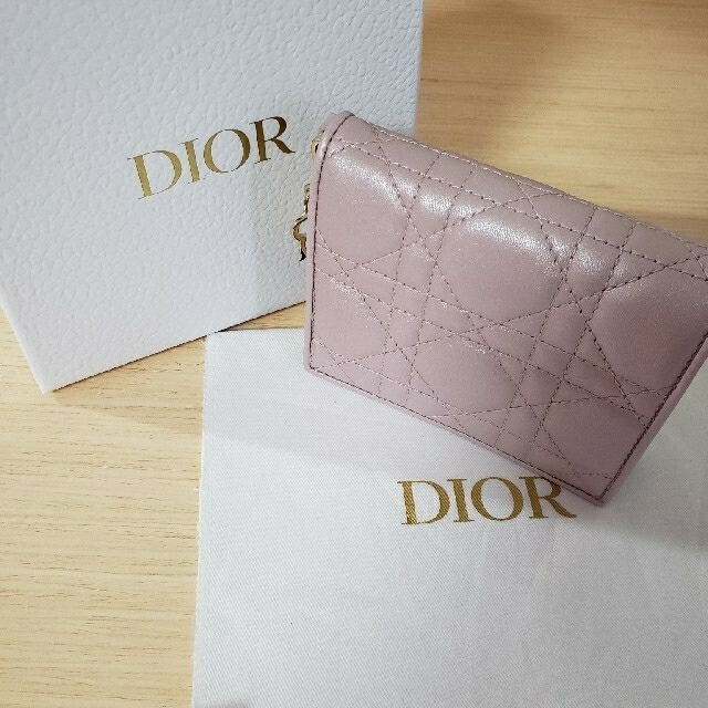最新発見 Dior - Dior Christian カナージュ ミニウォレット 折り財布 財布