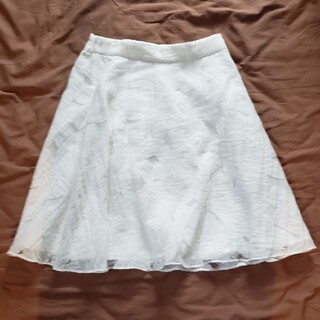 プロポーションボディドレッシング(PROPORTION BODY DRESSING)のミニスカート　白　プロポーション　サイズ1  S(ミニスカート)