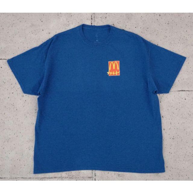 トラヴィススコット カクタスジャック マクドナルド Tシャツ ブルー XL